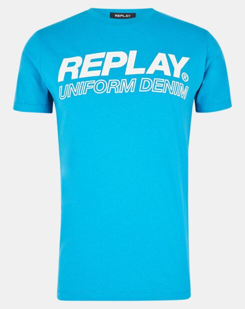 T-Shirt manches courtes Logo Centltermo bleu clair